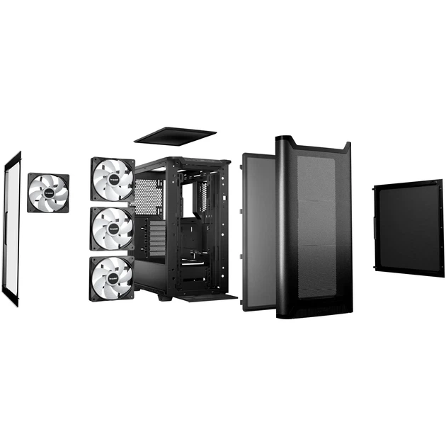 Корпус Be Quiet! Pure Base 501 LX Black (BGW78) - Фото 6 Корпус Be Quiet! Pure Base 501 LX Black (BGW78) - изображение 6