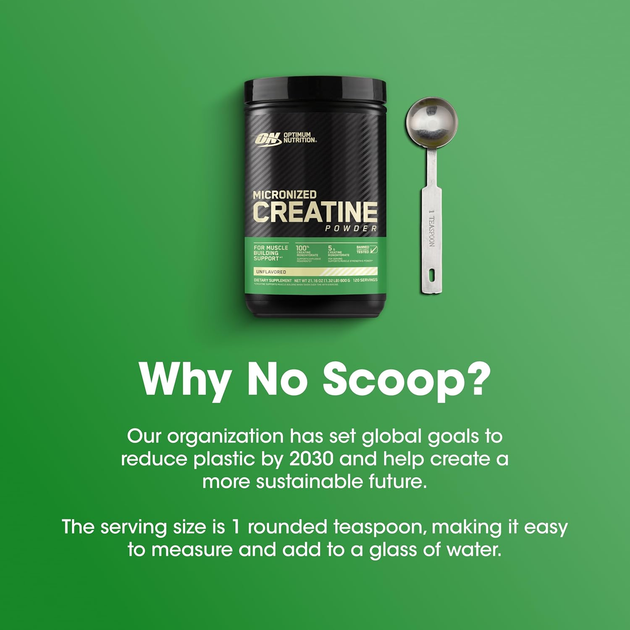 Креатин моногідрат Optimum Nutrition Micronized Creatine Monohydrate Powder Без смаку 300 грам - зображення 4
