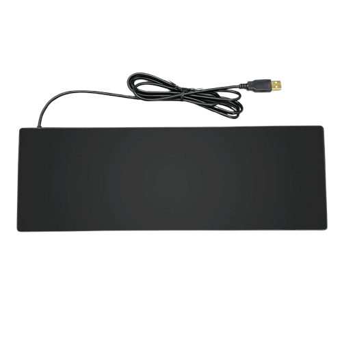 Промислова силіконова клавіатура Davo D-87W USB з підсвіткою та Num Pad, IP68 (Герметична), Чорна (DAV-IKB106-SIL) - зображення 3