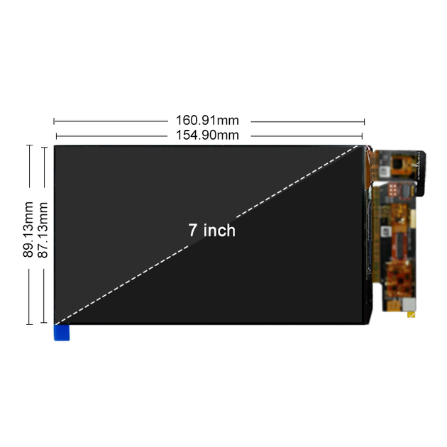 Промышленный OLED-дисплей Wisecoco 7-OLED-165 7" 1920x1080 165Hz 850nit Touch Black (WSC-7FHD-120-T) - изображение 4