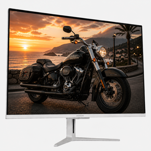 Моноблок 23.8" Medion (Lenovo Group) Akoya E23405 | Intel Core i3-1115G4 | IPS (1920x1080) FullHD | RAM 8 ГБ | SSD 256 ГБ | Intel Graphics | Wi-Fi 5 | Bluetooth 5.0 | Тонкий корпус | Win11 (5186) - Уценка - изображение 2
