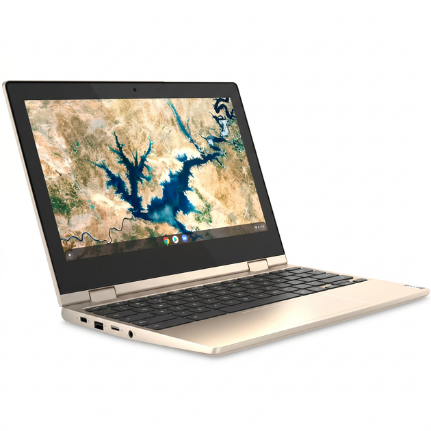 Сенсорный ноутбук 11.6" Lenovo IdeaPad Flex 3 11IGL05 Intel Celeron N4020 RAM 4GB eMMC 64GB 10час батарея ChromeOS (UKR) - Уценка - изображение 9