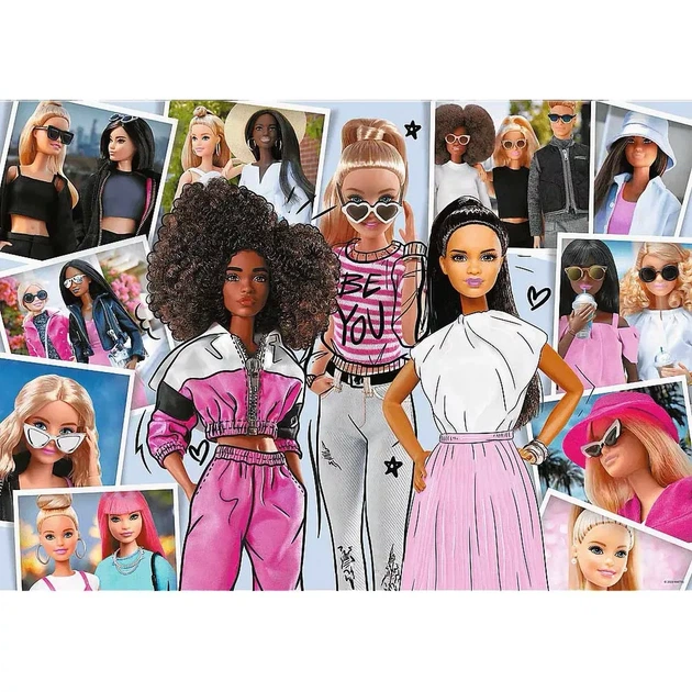 Пазли Trefl Barbie У світі Барбі 200 ел (13301) - Фото 2 Пазли Trefl Barbie У світі Барбі 200 ел (13301) - зображення 2