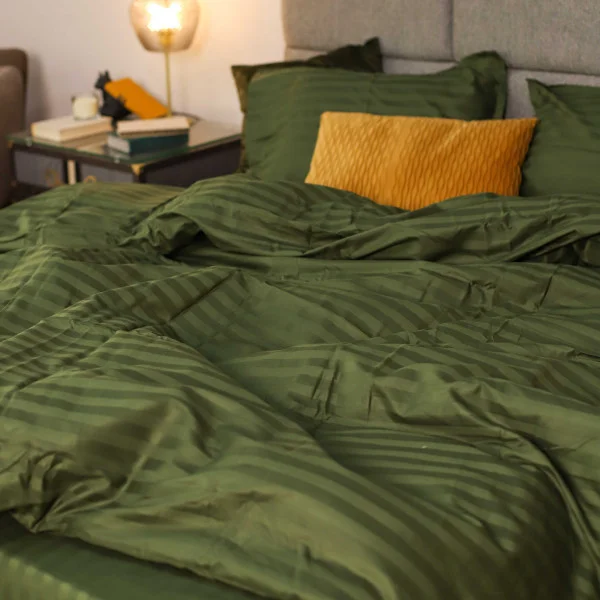 Комплект постельного белья Tiare двуспальный Satin Stripte 81 100% хлопок - изображение 7