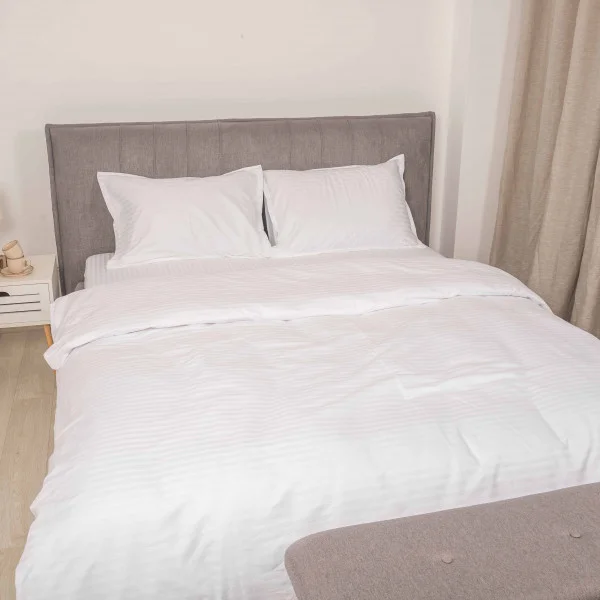 Комплект постельного белья Tiare евро Satin Stripte 55 100% хлопок - изображение 2