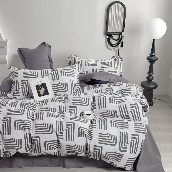 Комплект постільної білизни Viluta євро Satin Twill 813 100% бавовна - Фото 1 Комплект постільної білизни Viluta євро Satin Twill 813 100% бавовна - зображення 1