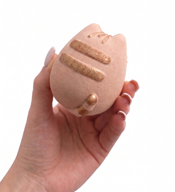 Бомбочка для ванны "котик Pusheen" (Пушин) бежевый, 125 г - изображение 3