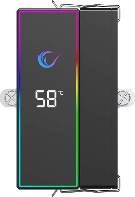 Кулер Rampage Octagon B70 ARGB Black (OCTAGONB70-BLACK) - зображення 3