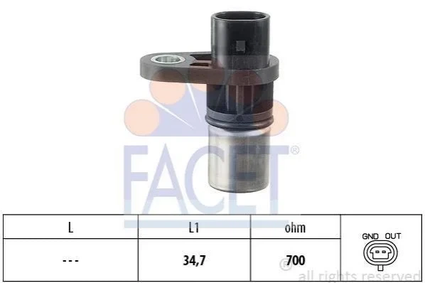 Датчик положення коленвала Opel Astra/Vectra 2.2 i 00-> FACET 90292 Opel Vectra, Zafira, Astra 71739267, 24576398, 12567712 - Фото 1 Датчик положення коленвала Opel Astra/Vectra 2.2 i 00-> FACET 90292 Opel Vectra, Zafira, Astra 71739267, 24576398, 12567712 - изображение 1
