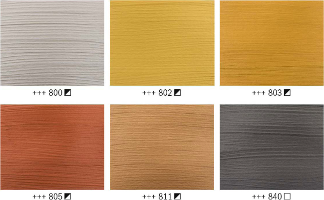 Zestaw farb akrylowych Royal Talens Amsterdam Standard Metallic 6 x 20 ml (8712079451110) - obraz 3
