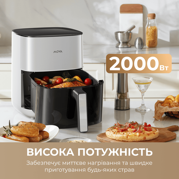 Мультипечь MOVA AeroChef FD10s Pro White - изображение 3