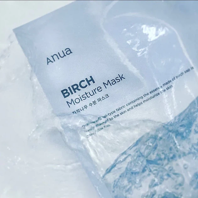 Увлажняющая тканевая маска для лица Anua Birch Moisture Sheet Mask, 25 мл x 10 шт 8809640731082 - Фото 6 Увлажняющая тканевая маска для лица Anua Birch Moisture Sheet Mask, 25 мл x 10 шт 8809640731082 - изображение 6