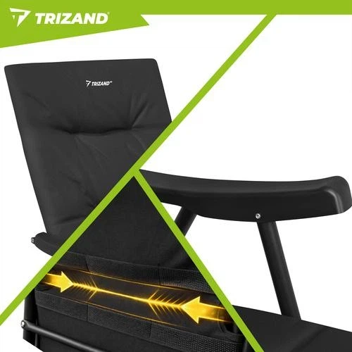 Кресло туристическое складное с высокой спинкой Trizand 27609 59×70×91 см до 120 кг, кресло кемпинговое для отдыха - Фото 12 Кресло туристическое складное с высокой спинкой Trizand 27609 59×70×91 см до 120 кг, кресло кемпинговое для отдыха - изображение 12