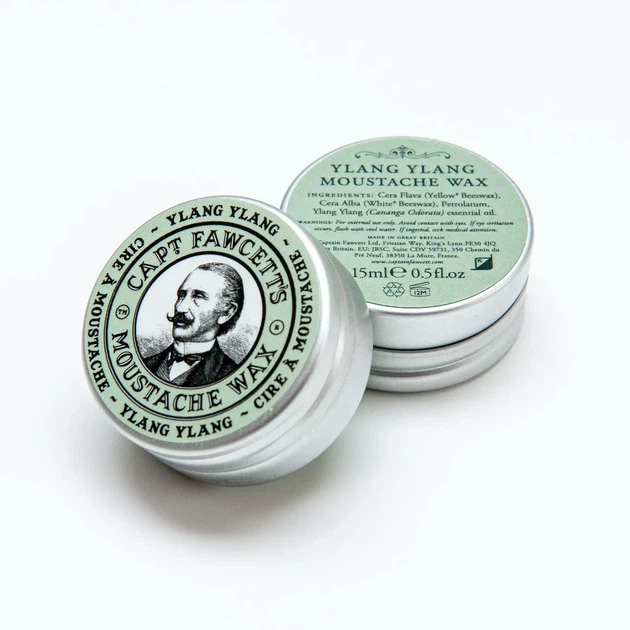 Віск для вусів Captain Fawcett Ylang Ylang (15 мл) - Фото 2 Віск для вусів Captain Fawcett Ylang Ylang (15 мл) - зображення 2