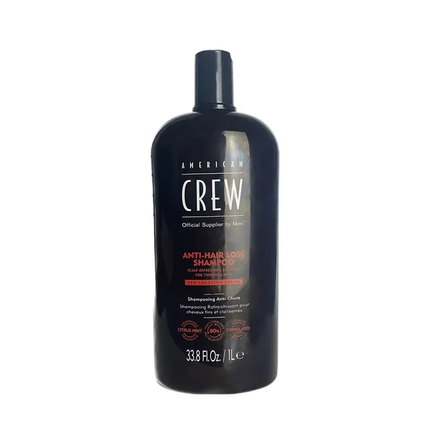 Шампунь проти випадіння волосся American Crew Anti-Hair Loss Shampoo 1000 мл - Фото 1 Шампунь проти випадіння волосся American Crew Anti-Hair Loss Shampoo 1000 мл - изображение 1