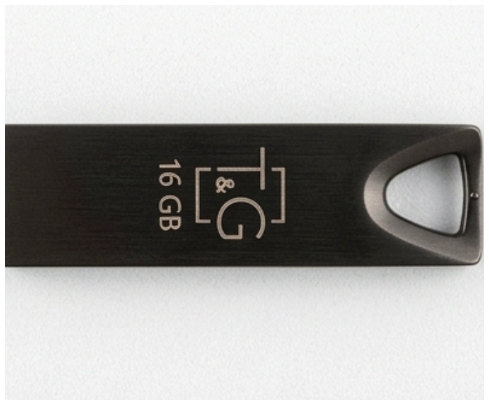 USB флешка 16GB USB-A 2.0 металл черный для хранения данных модель Metal 117 - Фото 4 USB флешка 16GB USB-A 2.0 металл черный для хранения данных модель Metal 117 - зображення 4