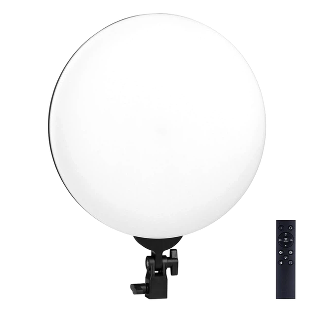 LED-панель OEM Light Circular кругла 32 см 80 Вт 12000 Лм для фото та відео з пультом керування чорна модель M666 - Фото 6 LED-панель OEM Light Circular кругла 32 см 80 Вт 12000 Лм для фото та відео з пультом керування чорна модель M666 - зображення 6