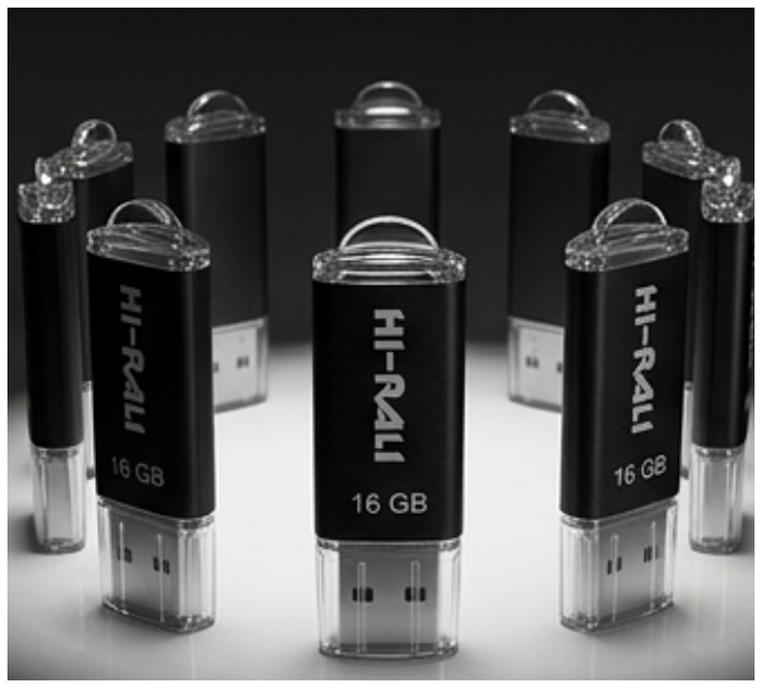 USB флешка 16 ГБ черный металл для хранения данных Hi-Rali Rocket - Фото 8 USB флешка 16 ГБ черный металл для хранения данных Hi-Rali Rocket - зображення 8