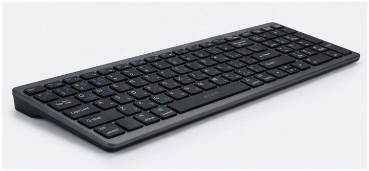 Бездротова клавіатура JEQANG JB-387 2.4 G Bluetooth dual-mode чорний 99 клавіш ABS пластик - Фото 4 Бездротова клавіатура JEQANG JB-387 2.4 G Bluetooth dual-mode чорний 99 клавіш ABS пластик - зображення 4