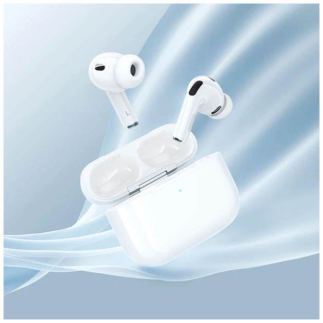 Bluetooth стерео гарнітура Hoco EW97 ANC 300 мАг вакуумні внутрішньоканальні білі - Фото 3 Bluetooth стерео гарнітура Hoco EW97 ANC 300 мАг вакуумні внутрішньоканальні білі - зображення 3