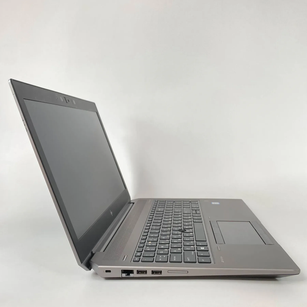 Мобильная рабочая станция Б-класс HP zBook 15 G6 / 15.6" (1920x1080) IPS / Intel Core i7-9750H (6 (12) ядер по 2.6 - 4.5 GHz) / 16 GB DDR4 / 480 GB SSD / nVidia Quadro T1000, 4 GB GDDR5, 128-bit / Fingerprint / WebCam / HDMI б/у + Подарок Мышь / USB - Фото 4 Мобильная рабочая станция Б-класс HP zBook 15 G6 / 15.6" (1920x1080) IPS / Intel Core i7-9750H (6 (12) ядер по 2.6 - 4.5 GHz) / 16 GB DDR4 / 480 GB SSD / nVidia Quadro T1000, 4 GB GDDR5, 128-bit / Fingerprint / WebCam / HDMI б/у + Подарок Мышь / USB - изображение 4
