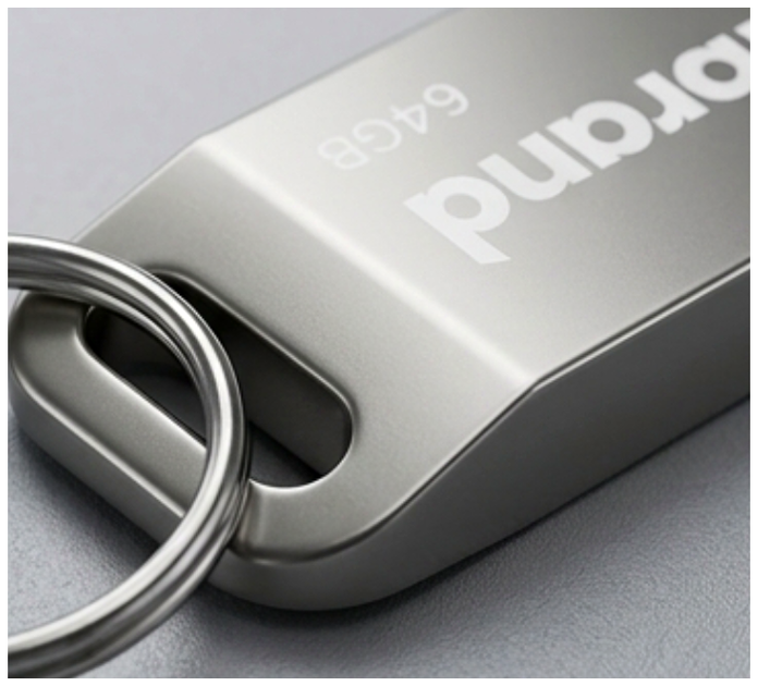 USB флеш-накопитель 64 Гб 3.2 металл серебро для хранения данных Wibrand Ant Gen1 - зображення 8