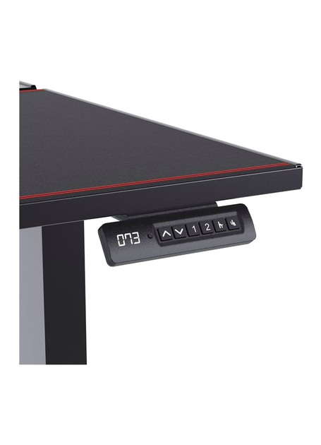 Игровой стол FANTECH DW114 Workstation Черный 140x70 см с регулировкой высоты до 122 см и магнитной RGB подсветкой - изображение 6