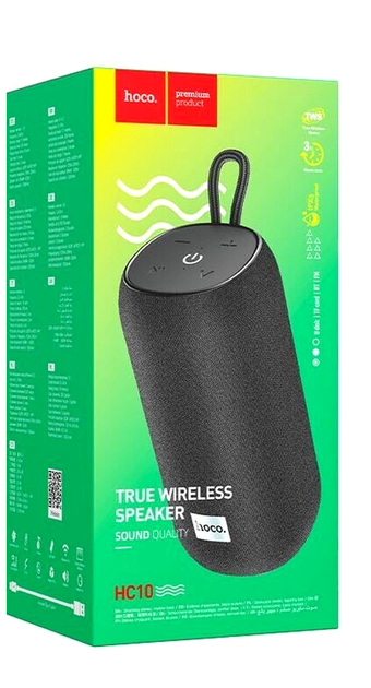 Колонка Hoco HC10 5 Вт 1200 mAh Bluetooth USB Type-C IPX5 Черный - изображение 4