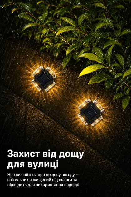 Вуличний настінний світильник на сонячній батареї IP65, 4 LED, тепле/біле світло, автоматичне вмикання - зображення 4