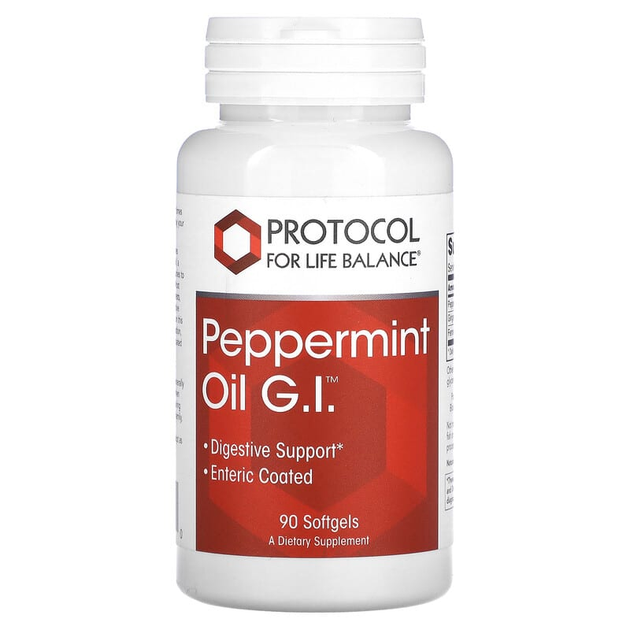 Масло мяты перечной Protocol for Life Balance (Peppermint Oil G.I.) 90 капсул PRT14727 - Фото 1 Масло мяты перечной Protocol for Life Balance (Peppermint Oil G.I.) 90 капсул PRT14727 - изображение 1