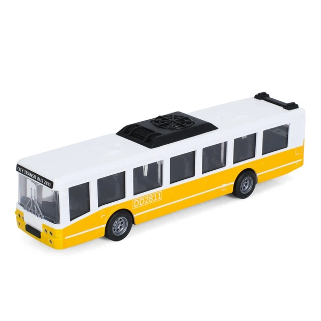Іграшковий інерційний Автобус 6334(Yellow) гумові колеса, 16 см - Фото 1 Іграшковий інерційний Автобус 6334(Yellow) гумові колеса, 16 см - изображение 1