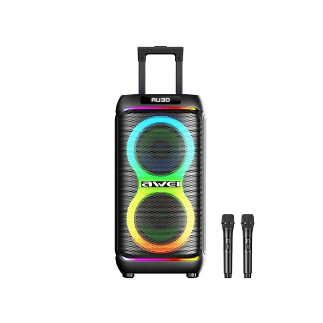 Bluetooth колонка-караоке Awei KT-33 (100W)- чорний - изображение 2