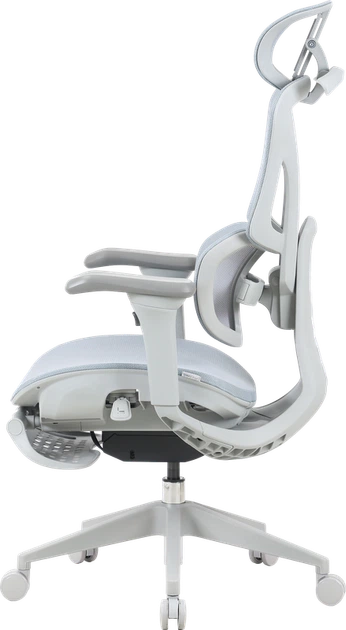 Крісло офісне OfficePro Elite OC950GLB Gray/Light Blue - зображення 6