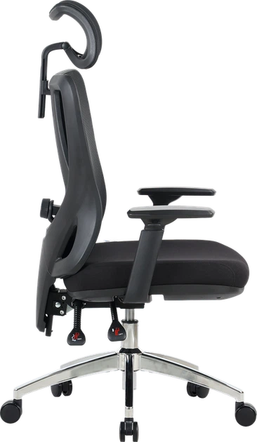 Крісло офісне OfficePro Aero OC490B Black - Фото 4 Крісло офісне OfficePro Aero OC490B Black - зображення 4