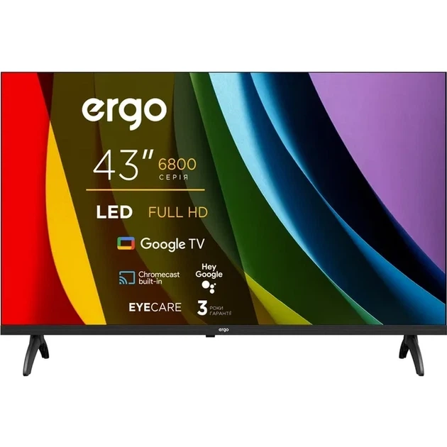 LED-телевізор ERGO 43JFS6800 - Фото 1 LED-телевізор ERGO 43JFS6800 - зображення 1