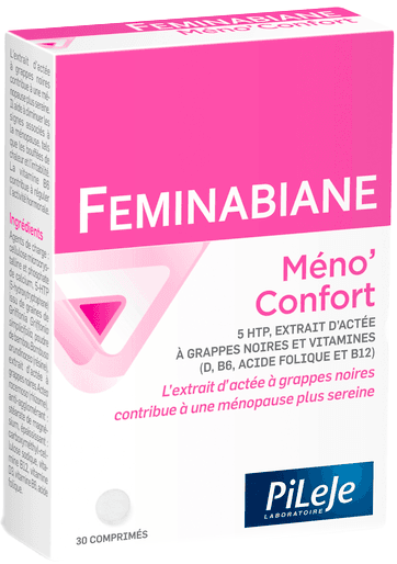 Дієтична добавка PiLeJe Feminabiane Méno’Confort 30 таблеток (3401560223804) - Фото 1 Дієтична добавка PiLeJe Feminabiane Méno’Confort 30 таблеток (3401560223804) - зображення 1