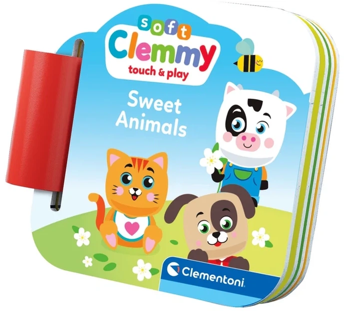 Zestaw gumowych zabawek Clementoni Clemmy Sweet Animals (8005125178490) - obraz 3