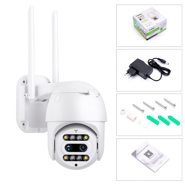 Камера видеонаблюдения уличная HD1080P, 2 мп, с WiFi, TZ Outdoor Camera CF26 - изображение 9