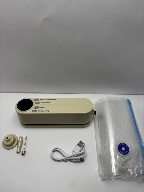 Вакууматор пакувальник Vacuum Sealer 2 в 1 універсальна пакувальна машина - зображення 3