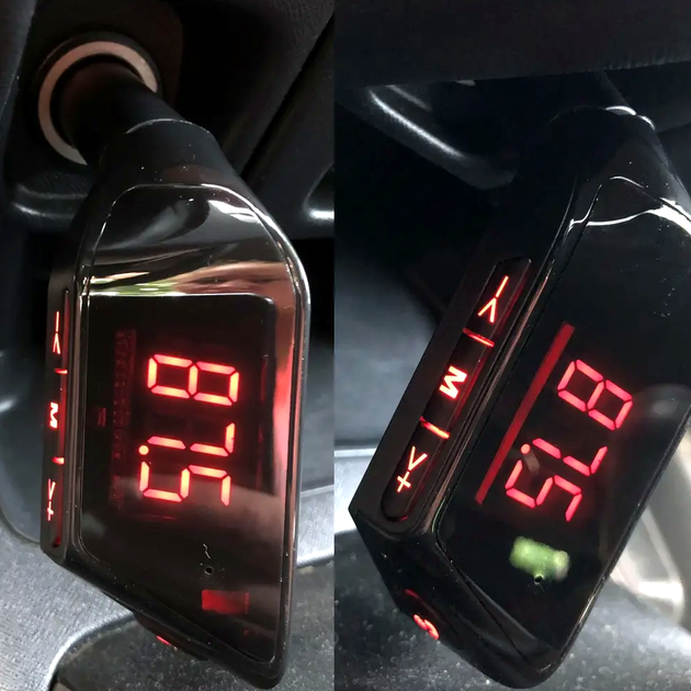 FM трансмиттер Bluetooth с USB зарядкой и LED экраном для авто H1BT черный - Фото 8 FM трансмиттер Bluetooth с USB зарядкой и LED экраном для авто H1BT черный - изображение 8