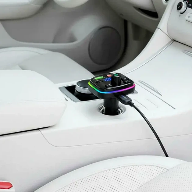 Автомобильный FM трансмиттер, 2хUSB, Type-C, PERVOI CTC-731 - изображение 10