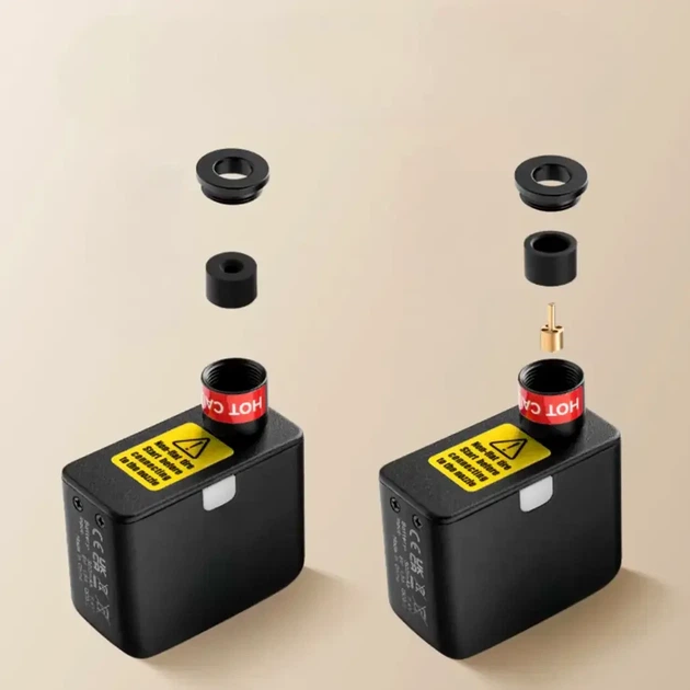 Мини-насос аккумуляторный AS1 для велосипедных шин 100 PSI 300 мАч Type-C алюминиевый черный - изображение 8