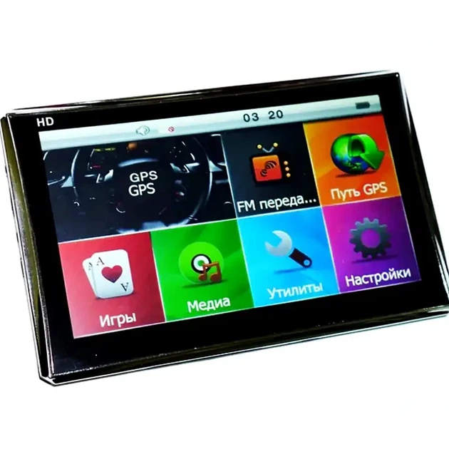 Автомобильный GPS навигатор 7 дюймов 256MB RAM 8GB Windows CE GPS7007 с креплением и зарядным устройством - зображення 13
