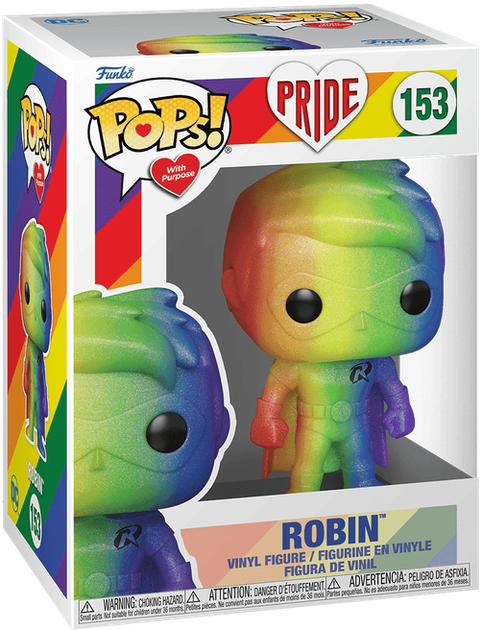 Фигурка Робин (Радужный блеск) — Funko Pop! Heroes: DC COMICS — ROBIN (RAINBOW GLITTER) #153 - Фото 1 Фигурка Робин (Радужный блеск) — Funko Pop! Heroes: DC COMICS — ROBIN (RAINBOW GLITTER) #153 - изображение 1