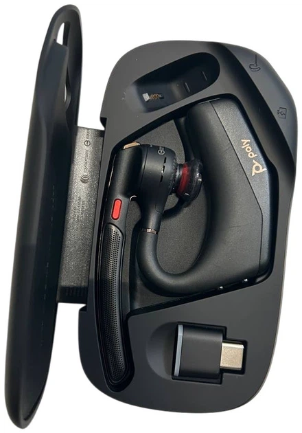 Bluetooth-гарнітура Poly Voyager Legend 50-M Headset UC (AJ8V4AA) (VNP51805ZC) - Уцінка - зображення 7