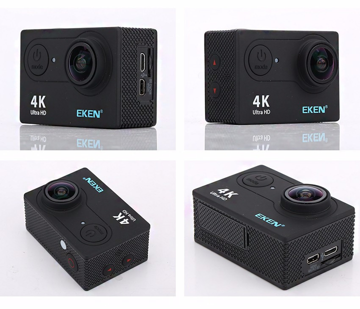 Экшн камера Eken H9R 4k Wi-Fi Black Original HDSYR_422 - Фото 3 Экшн камера Eken H9R 4k Wi-Fi Black Original HDSYR_422 - изображение 3