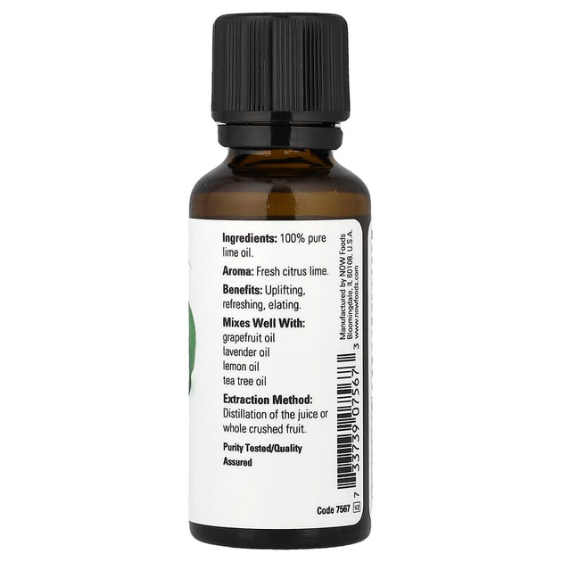 Эфирное масло лайма NOW Foods, Essential Oils "Lime" (30 мл) - изображение 2
