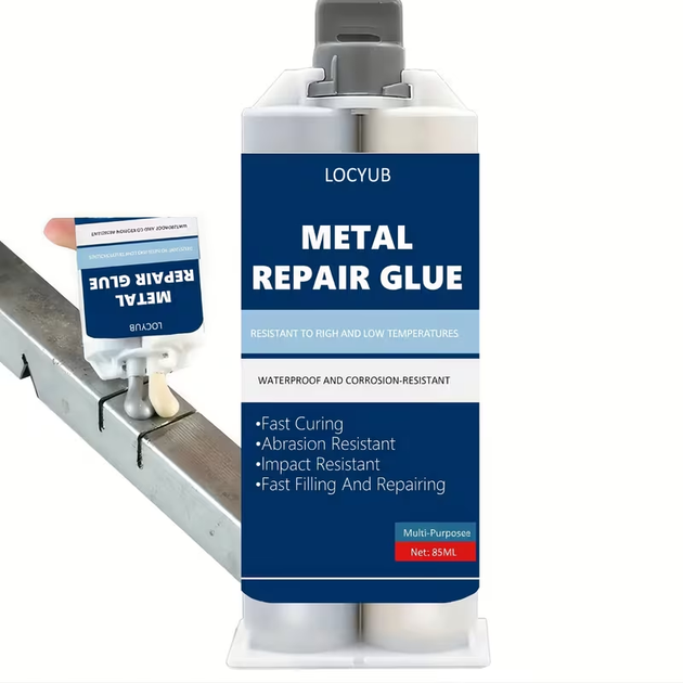 Двокомпонентний епоксидний клей для металу LOCYUB Metal Repair Glue (85 мл) - Фото 3 Двокомпонентний епоксидний клей для металу LOCYUB Metal Repair Glue (85 мл) - изображение 3