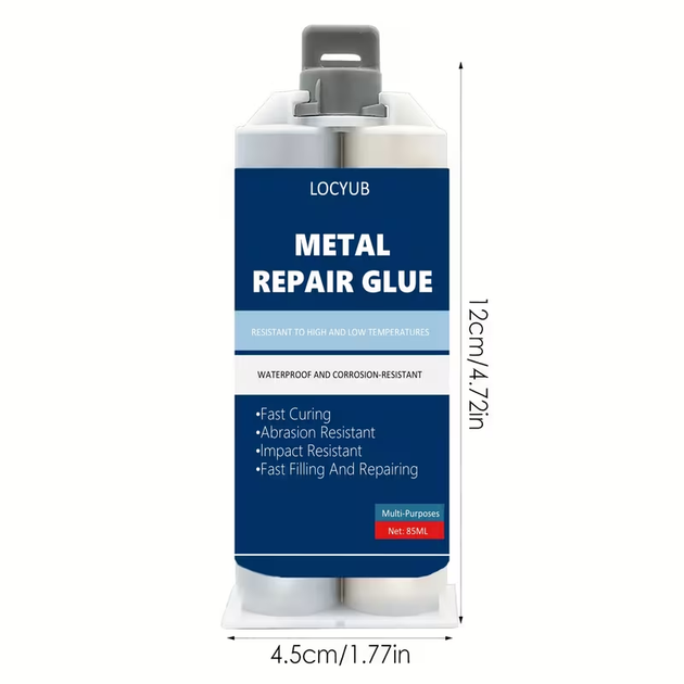Двокомпонентний епоксидний клей для металу LOCYUB Metal Repair Glue (85 мл) - Фото 5 Двокомпонентний епоксидний клей для металу LOCYUB Metal Repair Glue (85 мл) - изображение 5