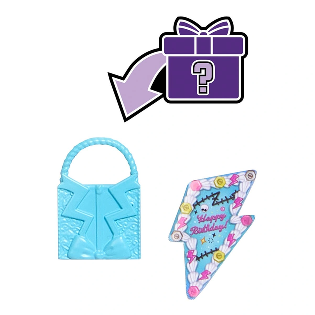 Кукла Монстер Хай Фрэнки Штейн День Рождения Monster High Frankie Stein Scary Sweet Birthday Mattel (JBG75) (JBG75) - Фото 4 Кукла Монстер Хай Фрэнки Штейн День Рождения Monster High Frankie Stein Scary Sweet Birthday Mattel (JBG75) (JBG75) - изображение 4
